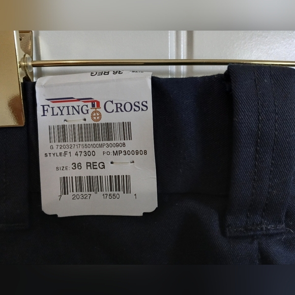 Blue Cargo Pants with Straight Leg and Belt Loops - Picture 5 of 8